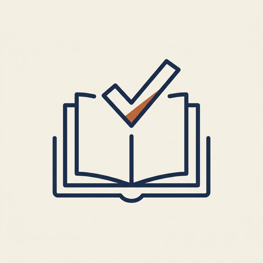 Icon representing policies, handbooks, and training