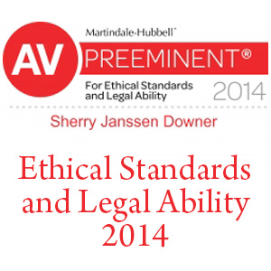 AV Preeminent Peer Review Rated by Martindale-Hubbell badge